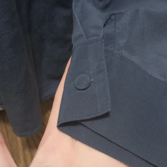 Valentino Dark Blue Silk Shirt - Picture 4 of 5